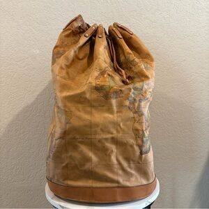 Alviero Martini Large Bucket Bag 15.5x25.5 Inches